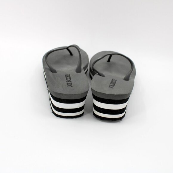 Joe Boxer Women's Gray Flip Flops - Picture 5 of 9